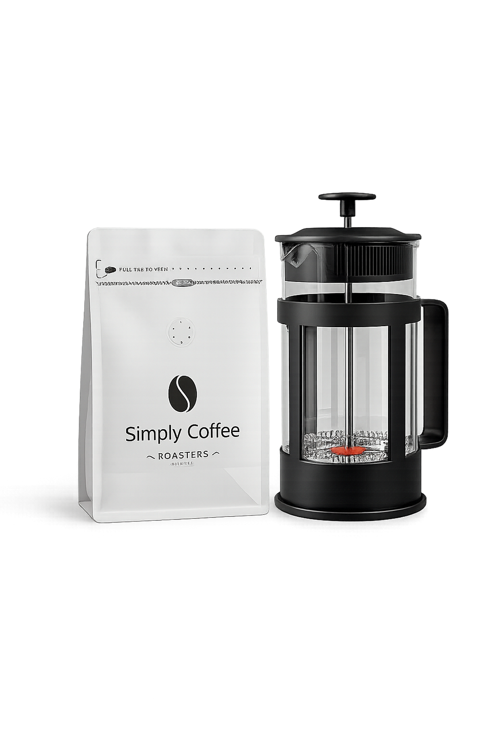 Pack Cafetero Bolsa 250g + Prensa Francesa